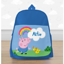 George Pig Blue Backpack