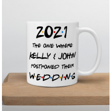 Personalised Lockdown Wedding Mug
