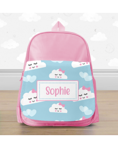 Personalised Happy Cloud Mini Backpack