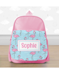 Personalised Flamingo Mini Backpack