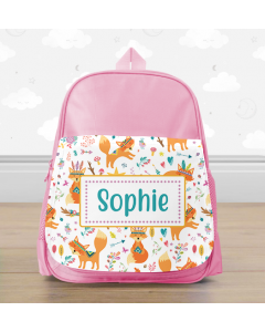Personalised Fox Mini Backpack