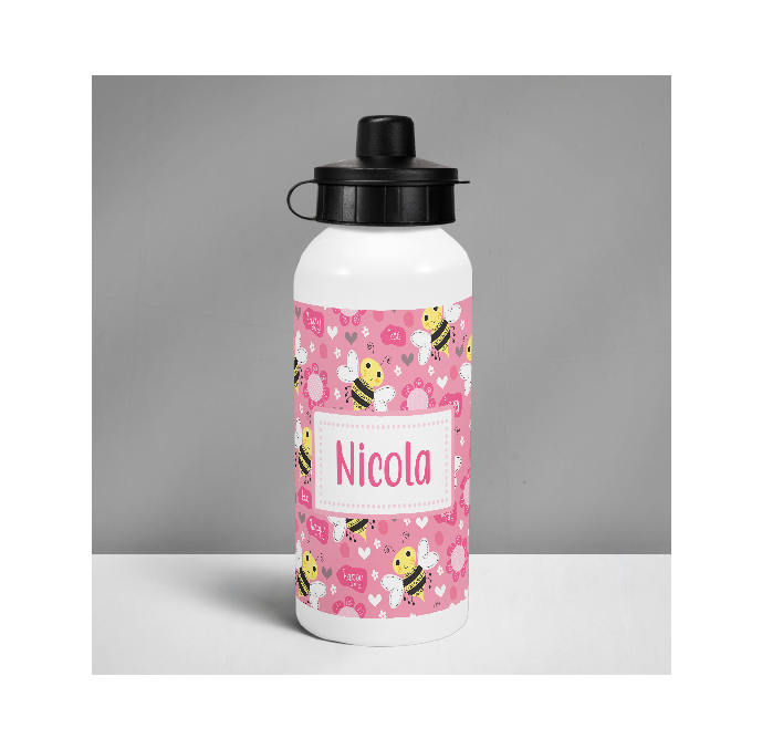 Personalised Bumble Bee Drinks Bottle
