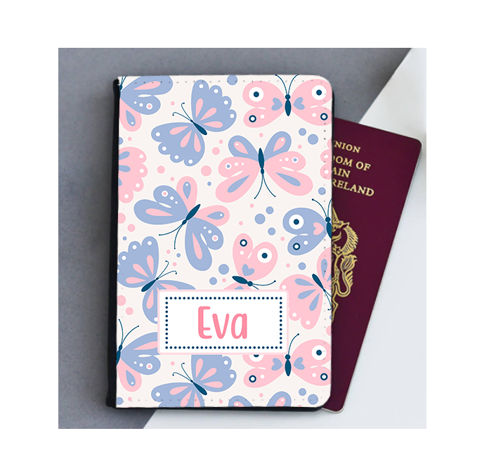 Personalised Butterfly Passport Cover