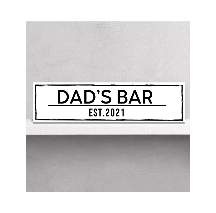 Personalised Dads Bar Street Sign
