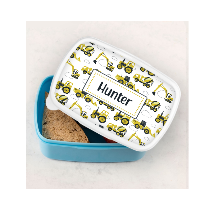 Digger Construction Lunch Box
