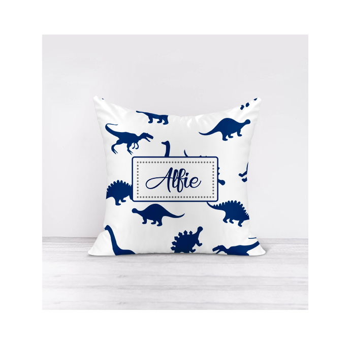 Personalised Dinosaur Pattern Cushion