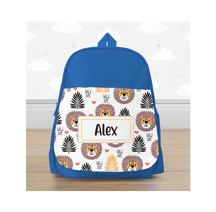 Personalised Lion Mini Backpack