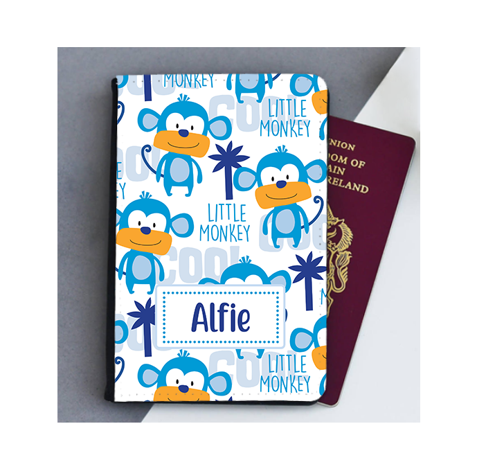 Personalised Little Monkey Passport Cover