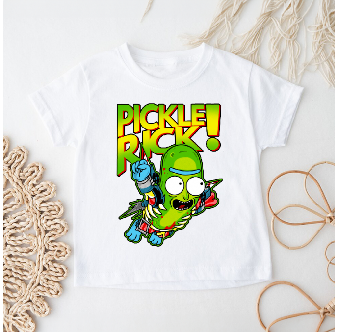 Pickle Rick Kids T Shirt