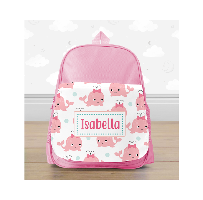 Pink Whale Mini Backpack