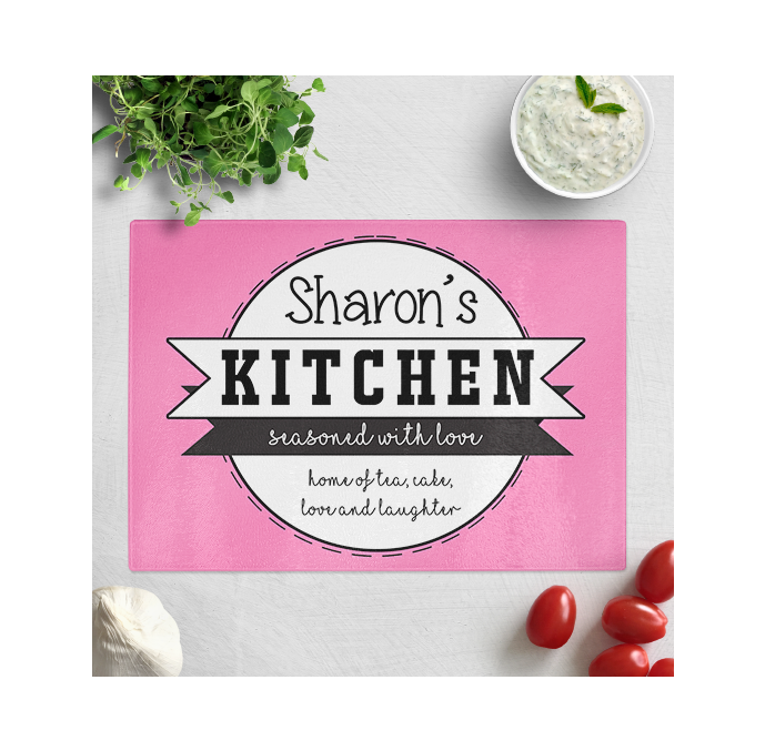 Personalised Seasoned With Love Chopping Board
