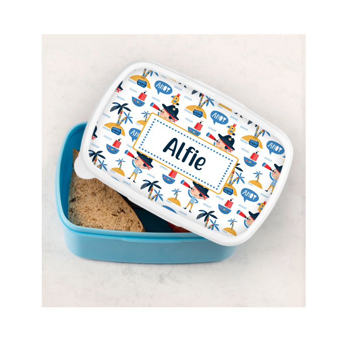 Personalised Pirate Lunch Box