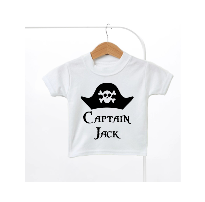 Personalised Pirate Kids T-Shirt