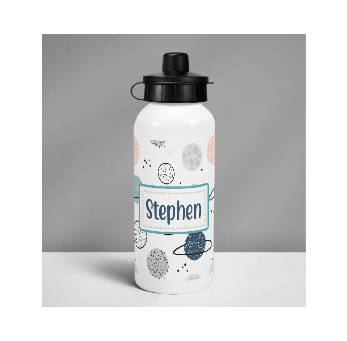 Personalised Space Planets Drinks Bottle