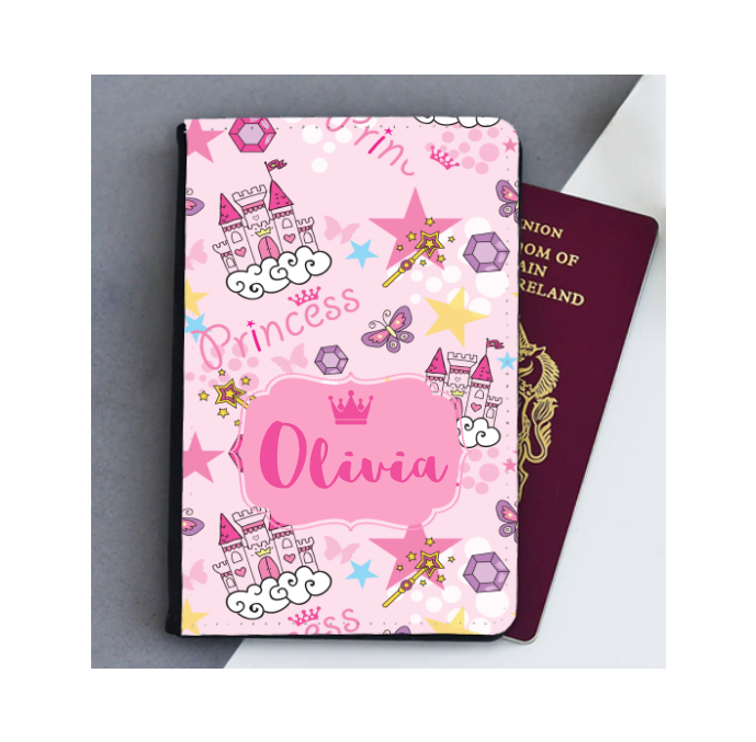 Personalised Princess Passport Cover