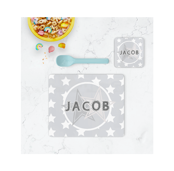 Personalised Stars Placemat & Coaster
