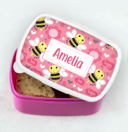 Personalised Bumblebee Lunch Box