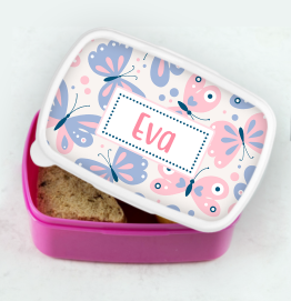 Personalised Butterfly Lunch Box