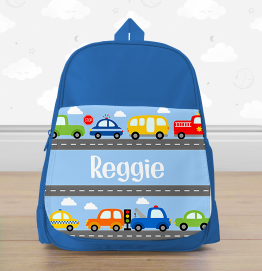 Personalised Cars & Transport Mini Backpack