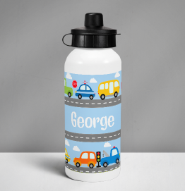 Personalised Cars & Transport Drinks Bottle
