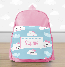 Personalised Happy Cloud Mini Backpack