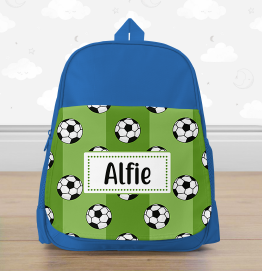 Personalised Football Pitch Mini Backpack