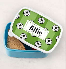 Personalised Football Pitch Lunch Box
