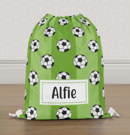Personalised Football Pitch Gym Bag