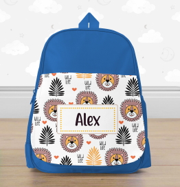 Personalised Lion Mini Backpack