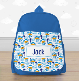 Personalised Little Monkey Backpack