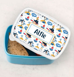 Personalised Pirate Lunch Box