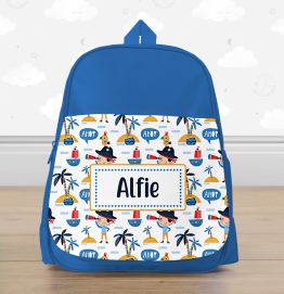 Personalised Pirate Backpack