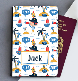 Personalised Pirate Passport Cover