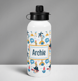 Personalised Pirate Drinks Bottle