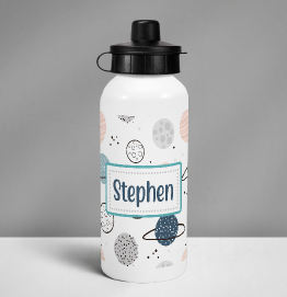 Personalised Space Planets Drinks Bottle