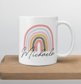 Personalised Rainbow Mug