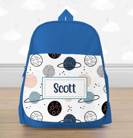 Personalised Space Planets Backpack