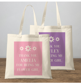 Thank You For Being My Flower Girl Tote Bag